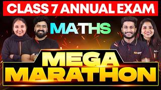 CLASS 7 Annual EXAM 17/03/2026 Tuesday | Maths Mega Marathon (set 1)