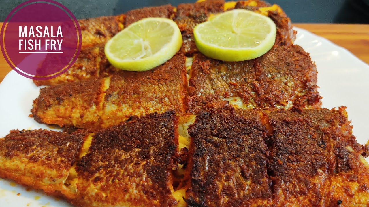 Crispy & Spicy Sea bass Masala Fish Fry Recipe మసాలా ఫిష్ ఫ్రై Fish