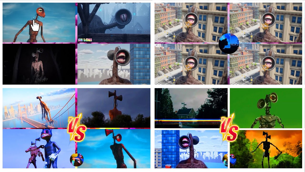 Siren Head Battle Mix - SIREN BATTLE Siren Head Coffin Dance Song All Slowed vs Phonk vs Funk