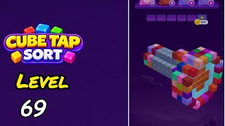 Cube Tap Sort Level 69 Walkthrough