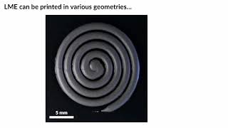 3D Printing of Liquid Metal Elastomer Composites (LME)