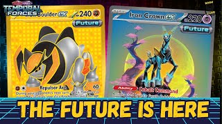 *NEW* Future Box With Temporal Forces Iron Crown EX and Iron Hands Destroying Ranked! Pokemon TCG