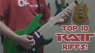 Top 10 Ratt Guitar Riffs! chords