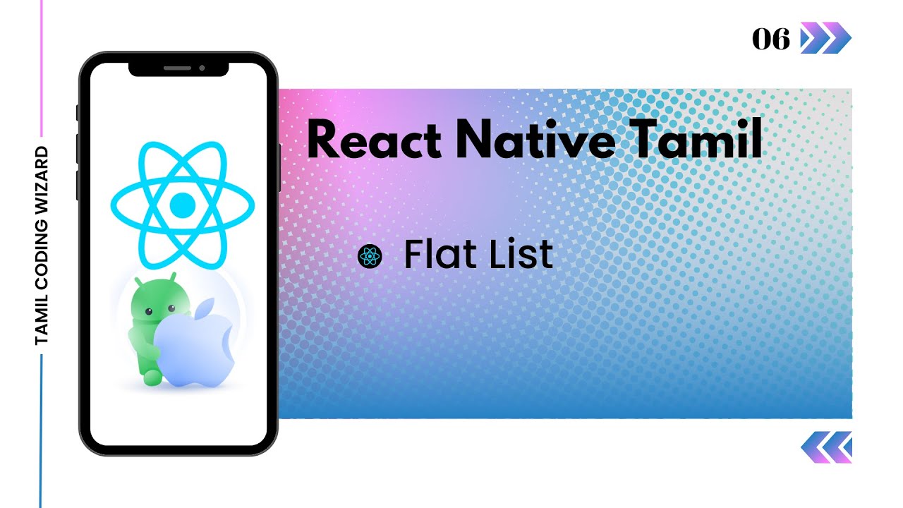 What is Flatlist in React Native? How to use Flatlist? Tamil | React ...