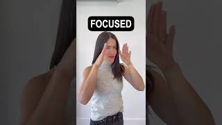 MOTIVATED, INSPIRED, CREATIVE, FOCUSED, EXCITED | ASL Glossary | The ASL Shop