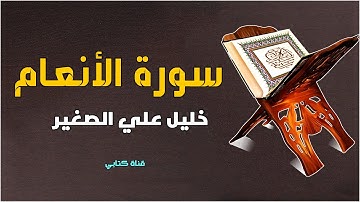سورة الأنعام  بصوت :القارئ خليل علي الصغير القرآن الكريم