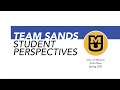 DMC Student Perspectives: Team Sands (University of Missouri)