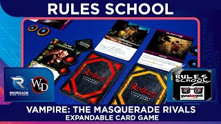 How to Play Vampire the Masquerade: Rivals Expandable Card Game (Rules School)
