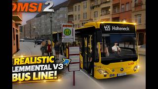 Mercedes-Benz C2 E6 | Line 455 to Hoheneck (Heavy Traffic!) | Lemmental V3 | OMSI 2