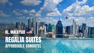 🇲🇾 [4K] Where to Stay in Kuala Lumpur, Malaysia | Regalia Suites | Cheap Condotel | Hotel Tour