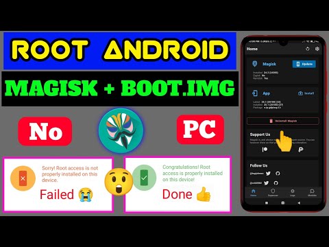 MAGISK + BOOT.IMG Root Android Without Computer 2023 | Android 7 To 11 Version Root Mtkeasysu Github