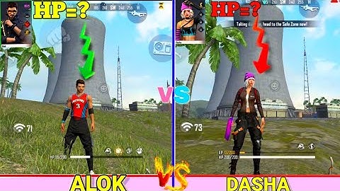 DASHA VS ALOK FULL ABILITY TEST FREE FIRE | PARA-SAMSUNG,A3,A5,A6,A7,A8,J2,J4,J6,J7,J8,S3,S5,S9