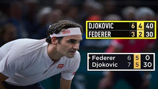 Roger Federer: 2 Iconic ESCAPES Against Prime Djokovic