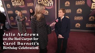 Julie Andrews on the Red Carpet for Carol Burnett’s Birthday Celebration