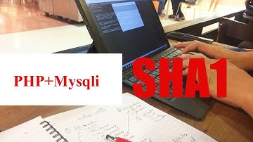 EP.71 การทำระบบเพิ่มข้อมูลสมาชิก โดยเก็บรหัสผ่านแบบ sha1+php+mysqli