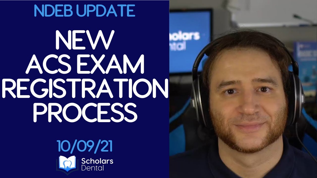 ACS Dec 2021 Registration Process | NDEB Update 10/09/21 - YouTube