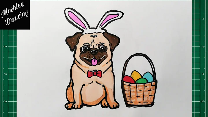 How to Draw an Easter Pug Bunny