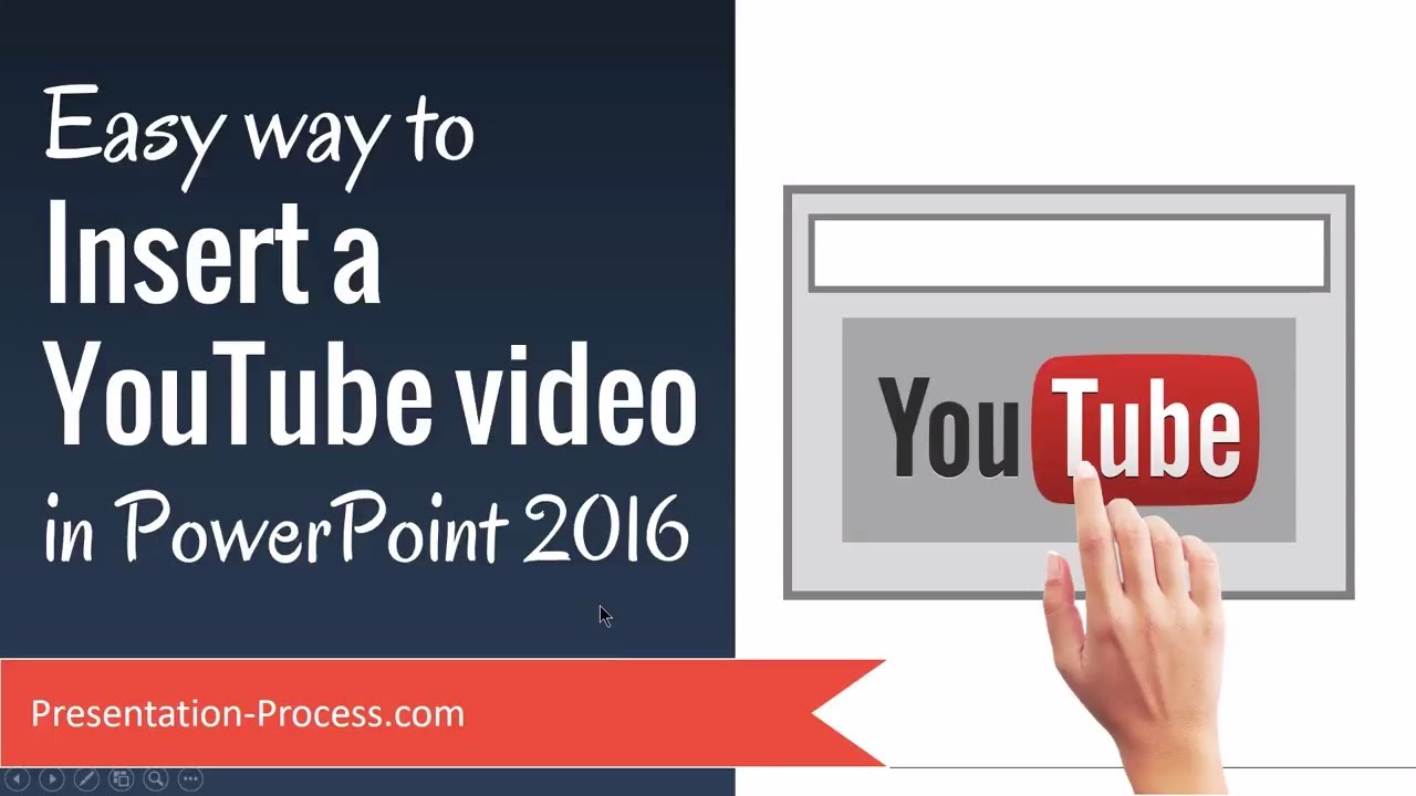 how to transfer youtube video to powerpoint presentation