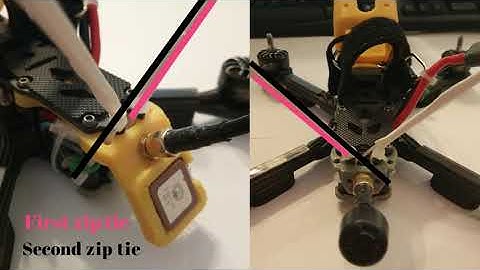 A simple idea to properly mount the 2.4 GHz receiver antennas for an FPV drone