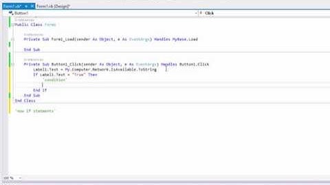 Visual Basic HD : Testing Network Connections
