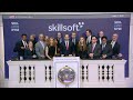 Skillsoft corp nyse skil rings the opening bell