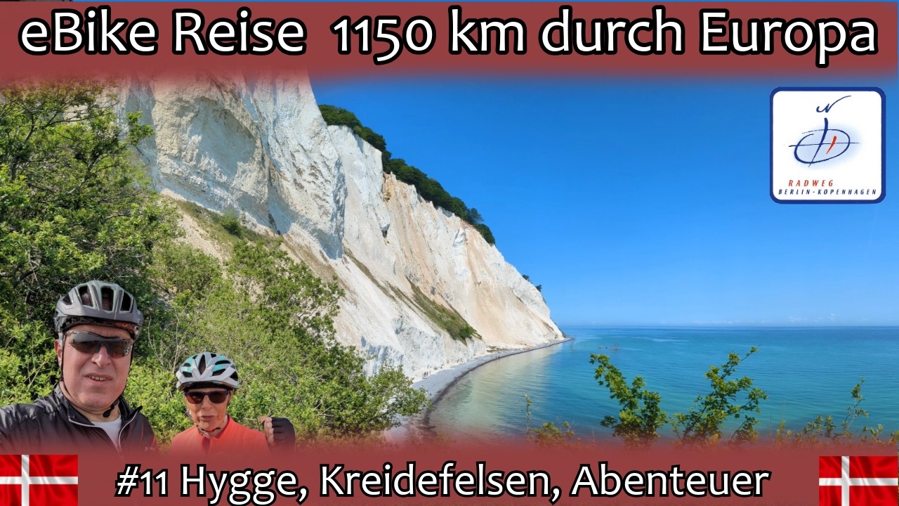 #11 Møns Klint hautnah | Traumstart, abenteuerliches Finale | E-Bike Radreise Berlin - Kopenhagen
