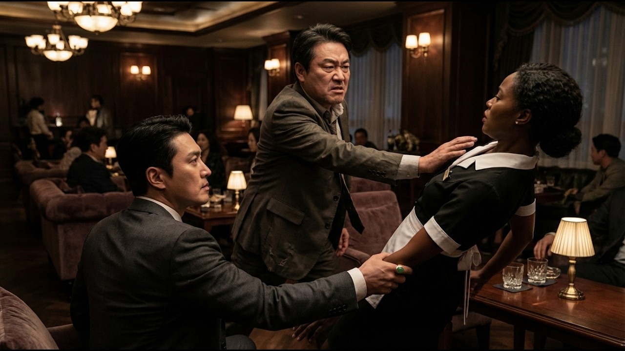 Менеджер толкнул чернокожую официантку… Затем вперед вышел босс корейской мафии.