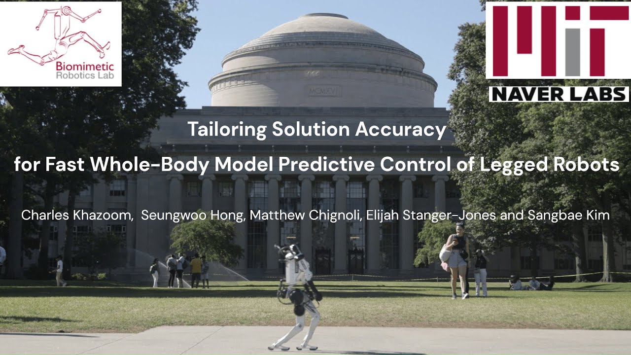 MIT Humanoid - Tailoring Solution Accuracy for Fast Whole-Body Model Predictive Control
