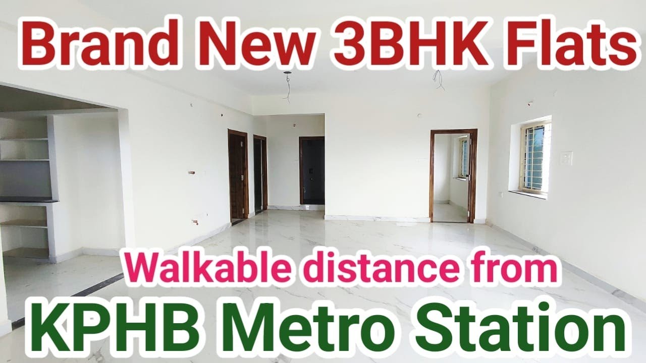 Brand New 3BHK Flats For Sale Walkable Distance from KPHB Metro station || HMDA Approved 