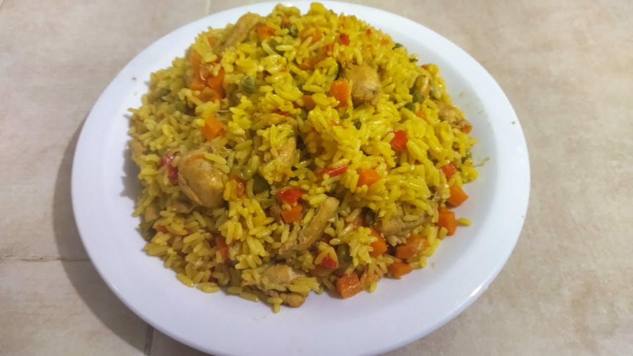 تحضير روز بالدجاج والخضر سهل التحضير ومذاقه اكثر من رائع