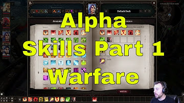 Divinity Original Sin 2  Alpha Available Skills Part 1 Warrior