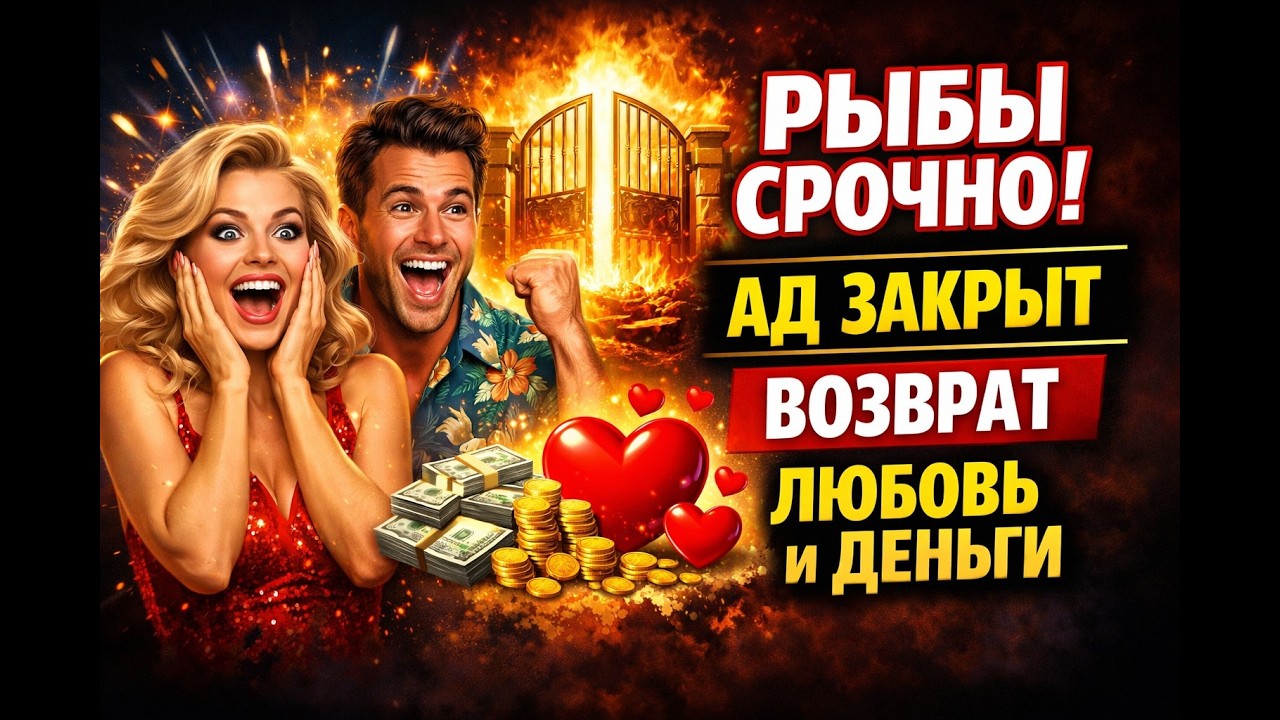 РЫБЫ! ЖИЗНЬ РЕЗКО МЕНЯЕТСЯ! УЗНАЙ как Судьба открывает дверь в новую СУПЕР ЖИЗНЬ