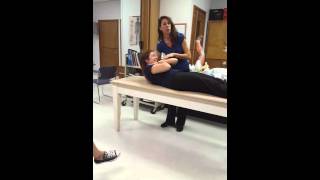 mmt manual muscle test rectus abdominal trunk flexion upper abs dr bryan physical therapist