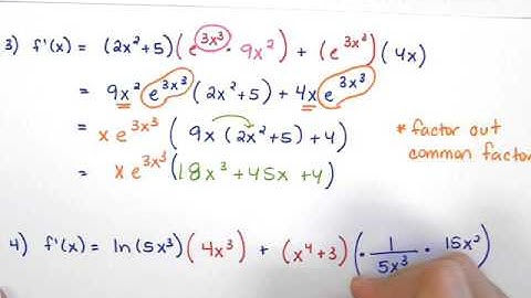 AP Calculus AB Extra Practice with Exponential and Logarithmic Derivatives Video