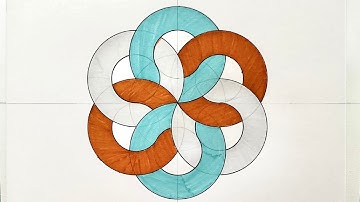 Relaxing Geometric Drawing Tutorial | Easy Art for Beginners