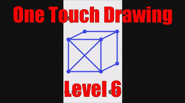 One Touch Drawing Level Stage Niveau Nivel Yровень 6. Solution