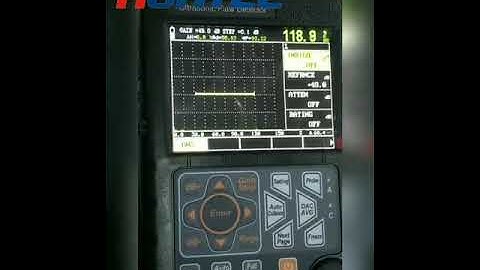 HUATEC Ultrasonic Flaw Detector FD520 Calibrate with V1 block