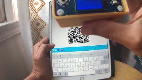 Loading NFTs on the go by QR codes generated on mobile devices