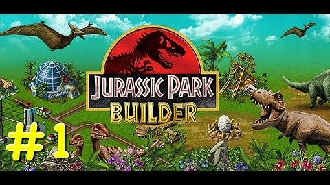 Jurassic Park Builder | Dinosaur Video Game w/ Dinosaur Fights - Part 1