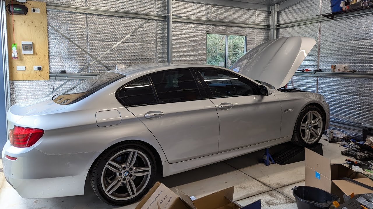 2011 BMW F10 528i  Radiator, oil filter housing & oil cooler gasket replacement tips and tricks N52