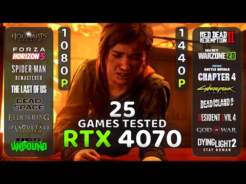 RTX 4070 With 1080p & 1440p Gaming🔥 | 25 Games Tested in 2023