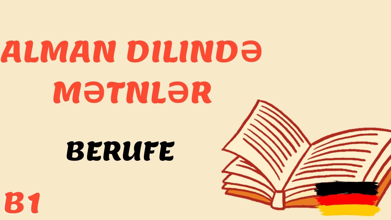 Berufe | B1 Level Deutsche Texte | Almanca mətnlər B1