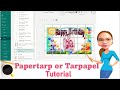 Tarpapel/papertarp making