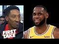 LeBron James Doesn T Have The Clutch Gene Like Jordan Or Kobe Scottie Pippen First Take 
