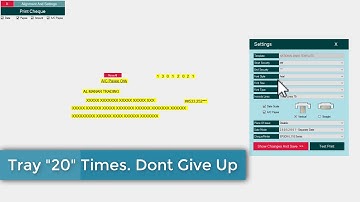 Cheque Alignment - Cheque Printing Software