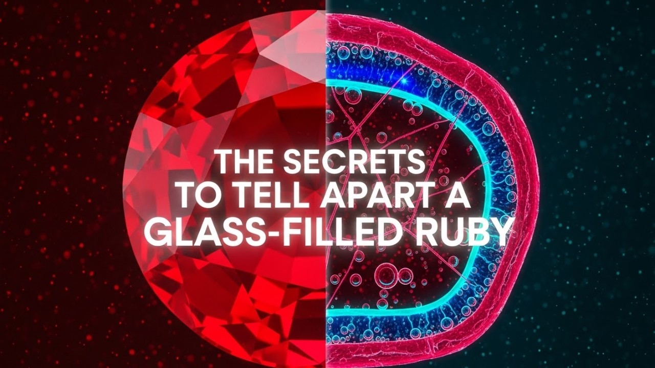 Glass Filled Ruby: Spot the Fakes Under the Microscope - YouTube