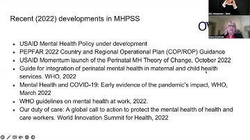 Webinar: Promising Community-based Approaches for Delivering Mental Health and Psychosocial Support