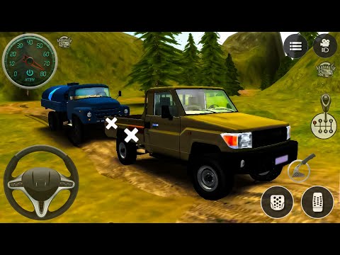 İmkansız Offroad Araba Çekme Oyunu - Dirt Trucker: Muddy Hills - Android Gameplay