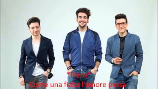 Video thumbnail of "Piove - Il Volo (+ Lyrics)"