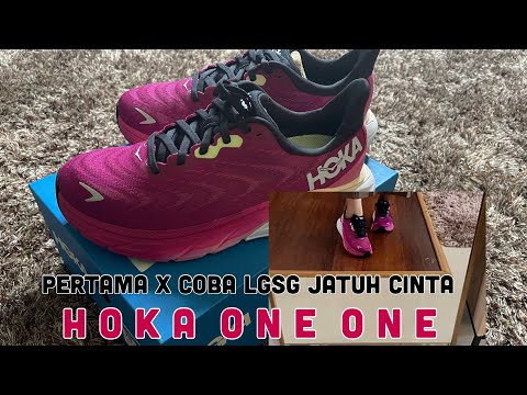 Unboxing pertama kali beli Hoka one one shoes!